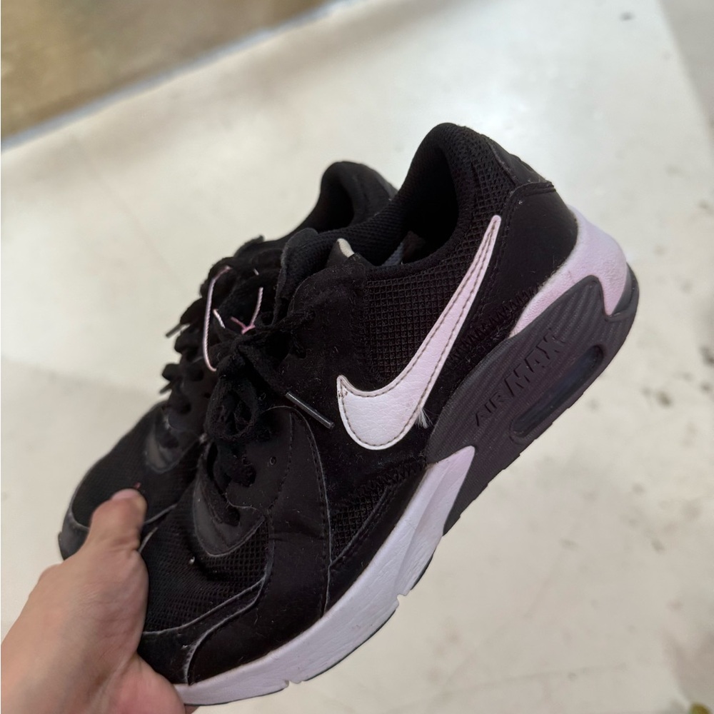 Nike Black and White Sneakers with Sleek Design